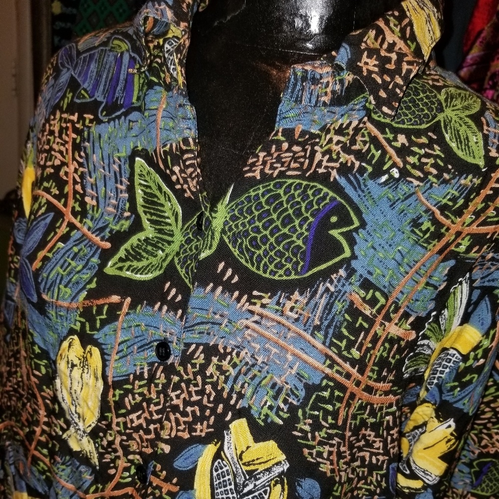 VINTAGE 2 Piece DEE DEE'S Tacky Fish Outfit